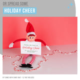 Sweets Indeed Holiday Elf Candy Topper 4-Pack - Marshmellows, Crumblefetti Candy Toppings for Ice Cream, Cupcakes, Hot Cocoa & Cookies | Fun Holiday