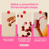 The Bomb Co. Blender Bomb, The OG, Superfood Smoothie Mix with Chia Seeds, Hemp Seeds, Flax Seeds, Sea Salt, & Amino Acids for Gut Health, Gluten