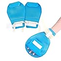 BNOKRTEP Dementia Hand Restraint Gloves for Elderly, Padded Adult Anti-scratching Hand Mitts for Protection, Breathing Netting Safety Control Gloves 2