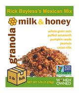Milk & Honey Granola, Rick Bayless's Mexican Mix, Non-GMO Project Verified, Women-Owned Company, 5 LB Bulk Bag