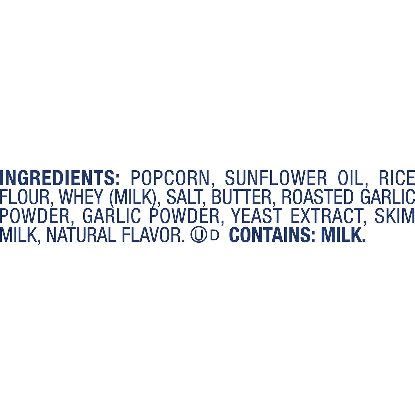 SkinnyPop Roasted Garlic Butter Popcorn, Whole Grain Gluten-Free Snack, 4.4 oz Bag