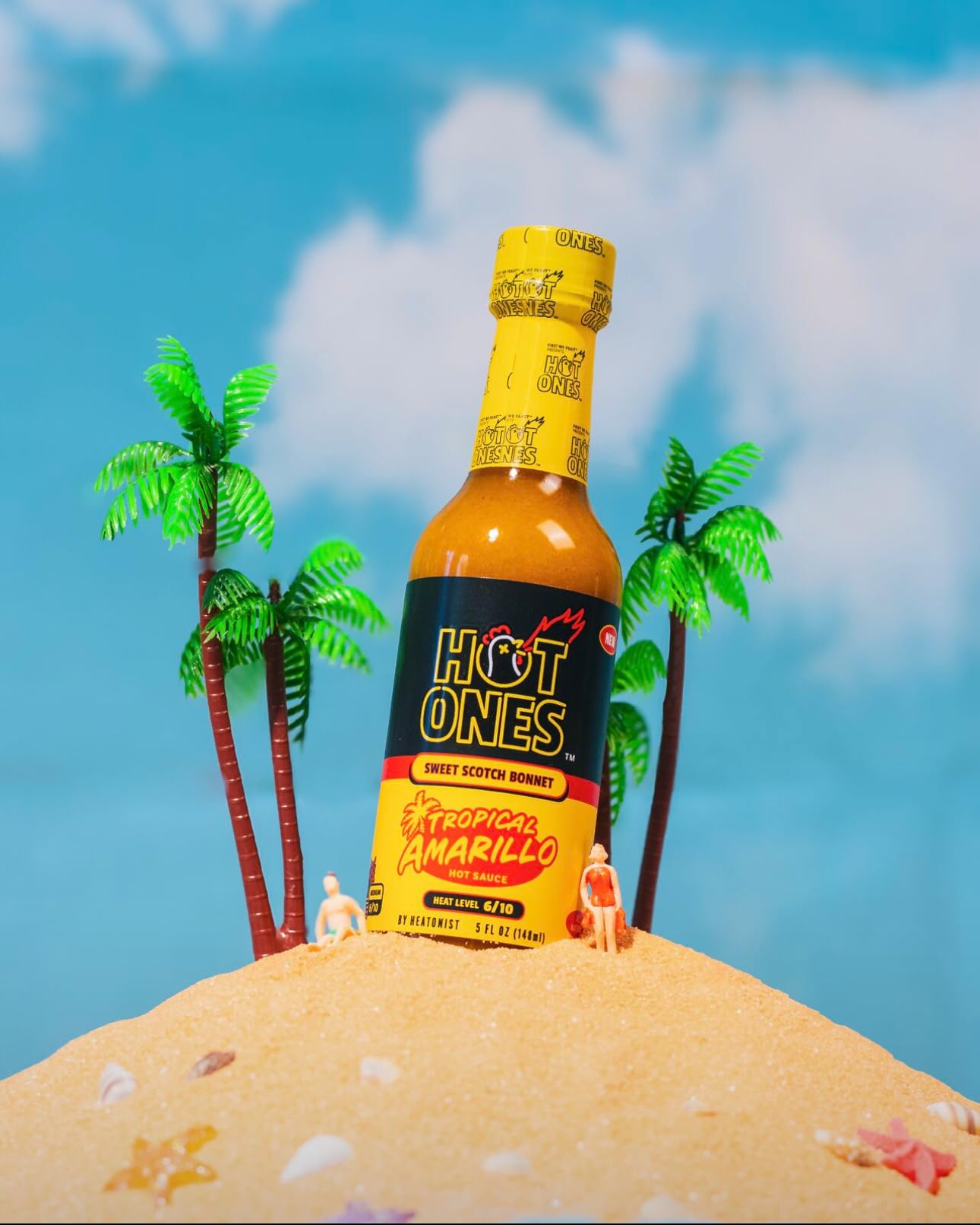 Hot Ones Tropical Amarillo Hot Sauce 5 oz
