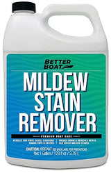 Better Boat Mold and Mildew Stain Remover 1 Gallon for Fabric Vinyl Tile Grout, Removes Mold Stains on Boat Seats Bathroom Shower Patio Furniture