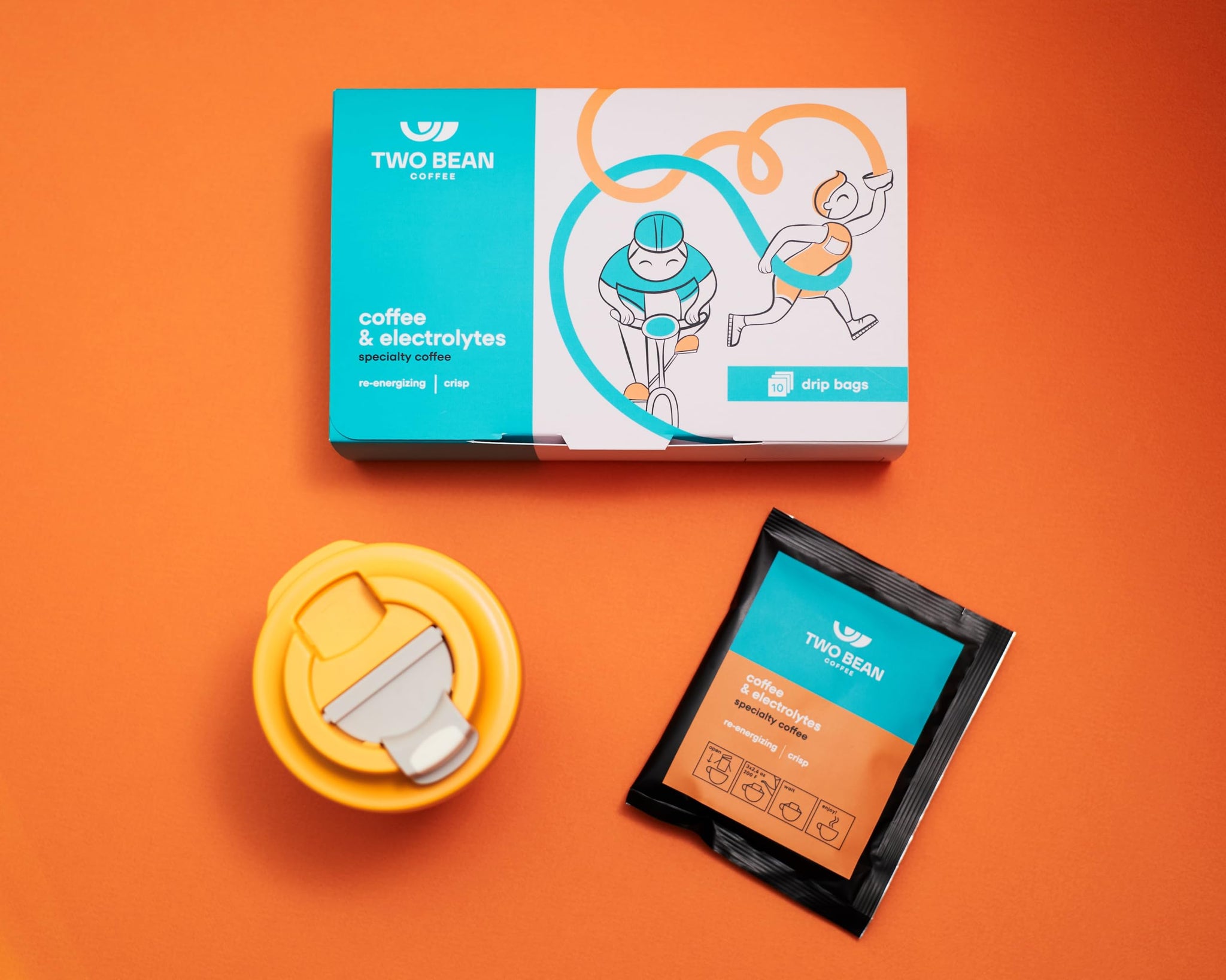 Drip Coffee with Electrolytes - Medium Roast Drip Bags, Smooth & Balanced Flavor, 12 oz Bag - Convenient Single-Serve Fresh Brew, Hydration Meets