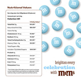 M&M’S WORLD Light Blue Milk Chocolate Candy, 2 lbs Resealable Pack - Candy Bulk for Party Favors, Baby Showers, Easter, Birthday Decor, Birthday