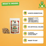 Thailand Unique Tom Yum Seasoned Crickets, Dehydrated Edible Bugs, 15g