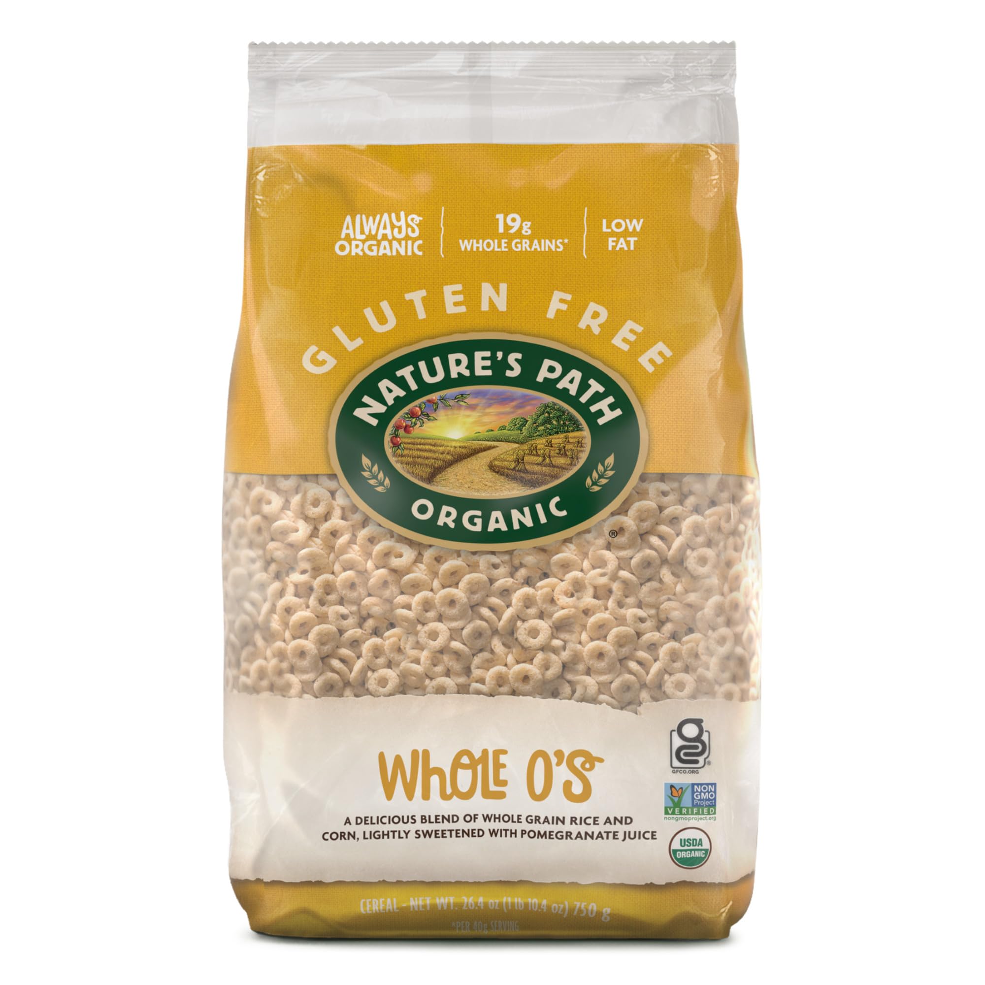 Natures Path, Cereal Whole OS ECO pack Organic, 26.4 Ounce