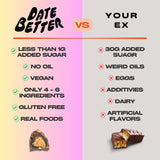 Date Better Stuffed Medjool Dates Variety Pack - Dark Chocolate-Covered Dates Filled With Peanut Butter, Hazelnut, Cashew Lime & Almond Java | No