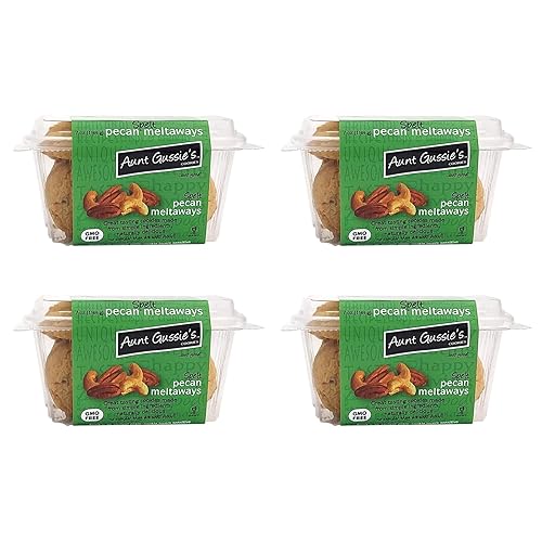 Aunt Gussie's - Spelt Sugar Free Pecan Meltaways - 4 Pack