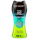 Downy Unstopables Fusions Scent Duos Laundry Scent Booster Beads, Twilight and Jasmine Scent, 10.7 OZ, 24hr non-stop freshness with 2 in 1 dual scent