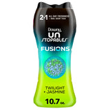 Downy Unstopables Fusions Scent Duos Laundry Scent Booster Beads, Twilight and Jasmine Scent, 10.7 OZ, 24hr non-stop freshness with 2 in 1 dual scent