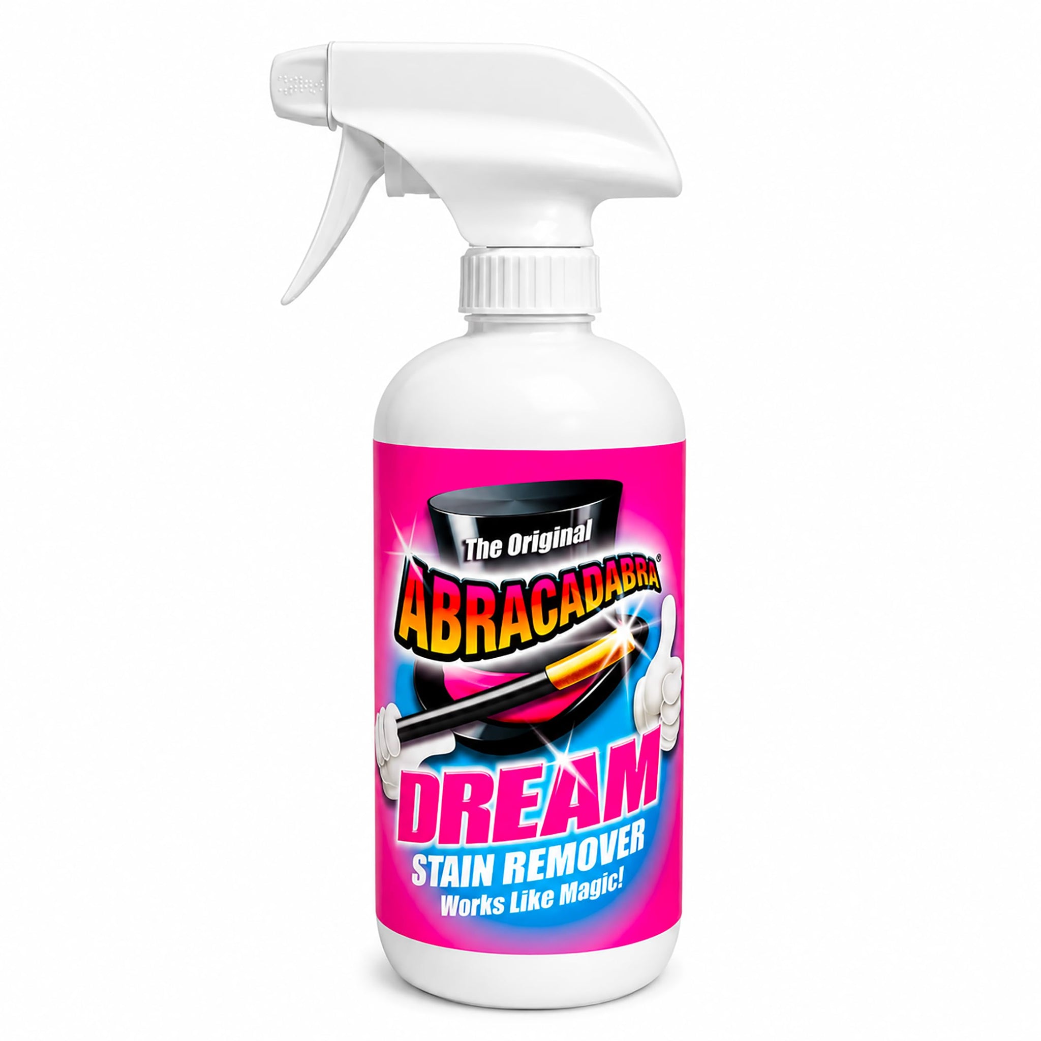 Abracadabra® Dream Stain Remover - 16oz Instant Stain Treatment for Fresh Spills & Set-In Stains, Kid & Pet Safe, Zero Bleach or Peroxide