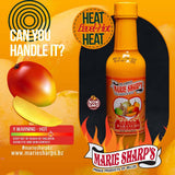 Marie Sharp’s Mango Habanero Pepper Sauce, 5 oz - Sweet & Spicy Belizean Hot Sauce with Real Mango - All-Natural, Gluten-Free (Pack of 2)