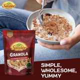 Healthy Granola Cereal, Delightfully Crunchy Granola Cranberry and Cinnamon Flavor, Ideal Granola for Yogurt or Enjoy with Milk, Perfect Granola