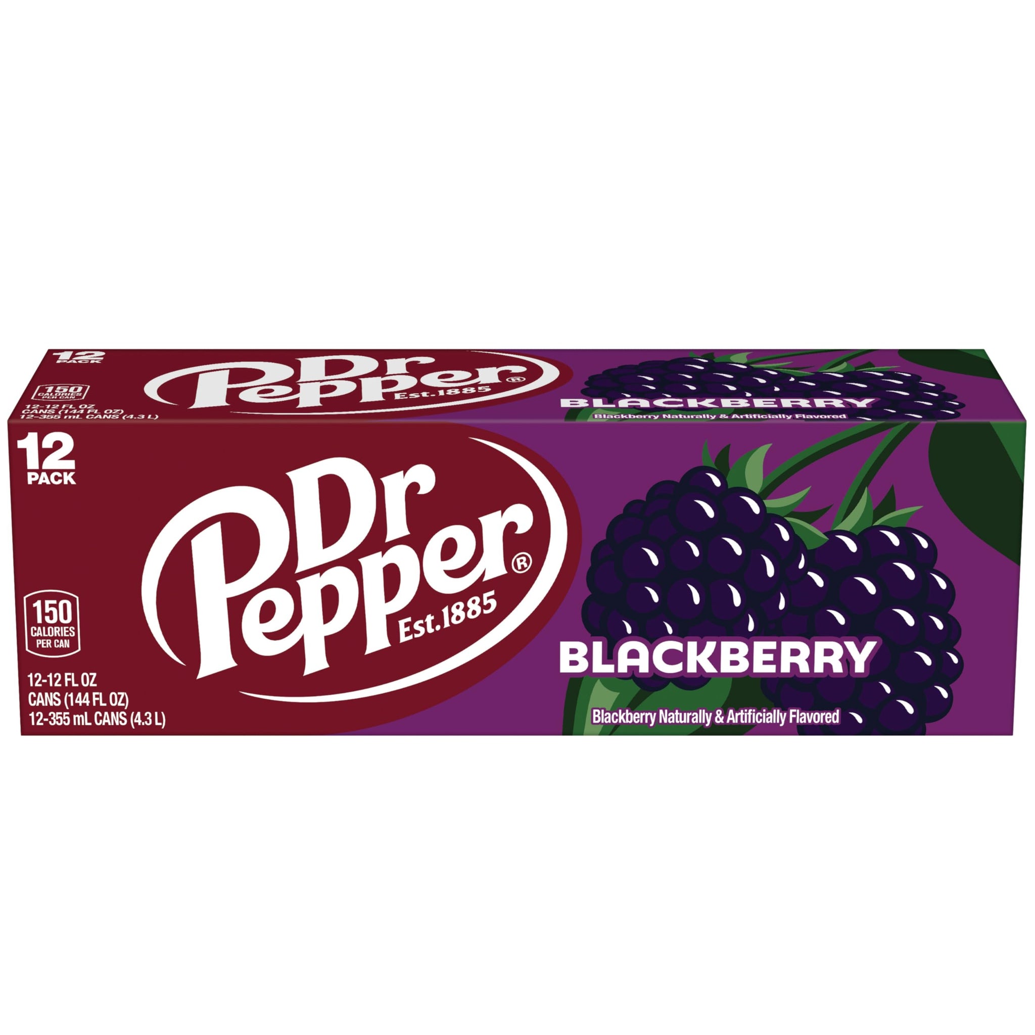 Dr. Pepper Blackberry 12oz 12pk