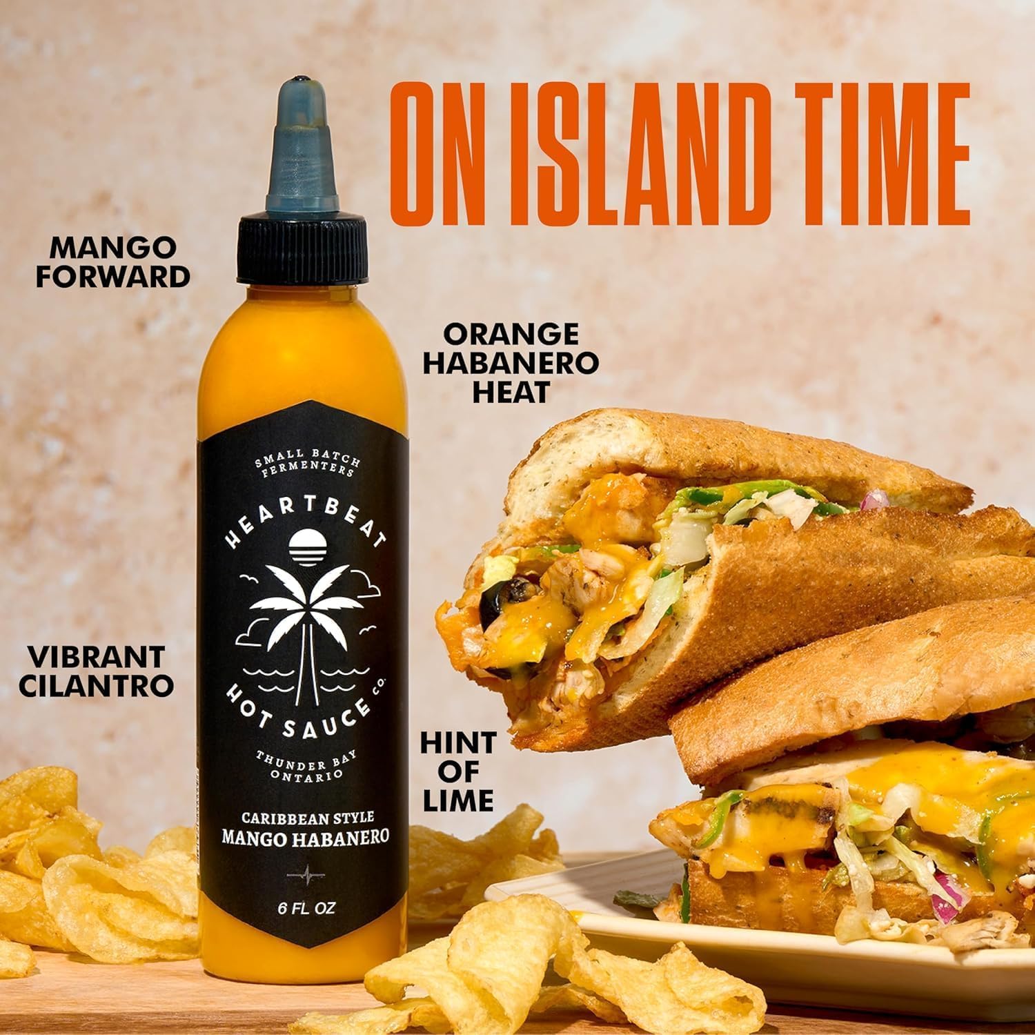 Heartbeat Hot Sauce Co. | Mango Habanero, 6 oz.