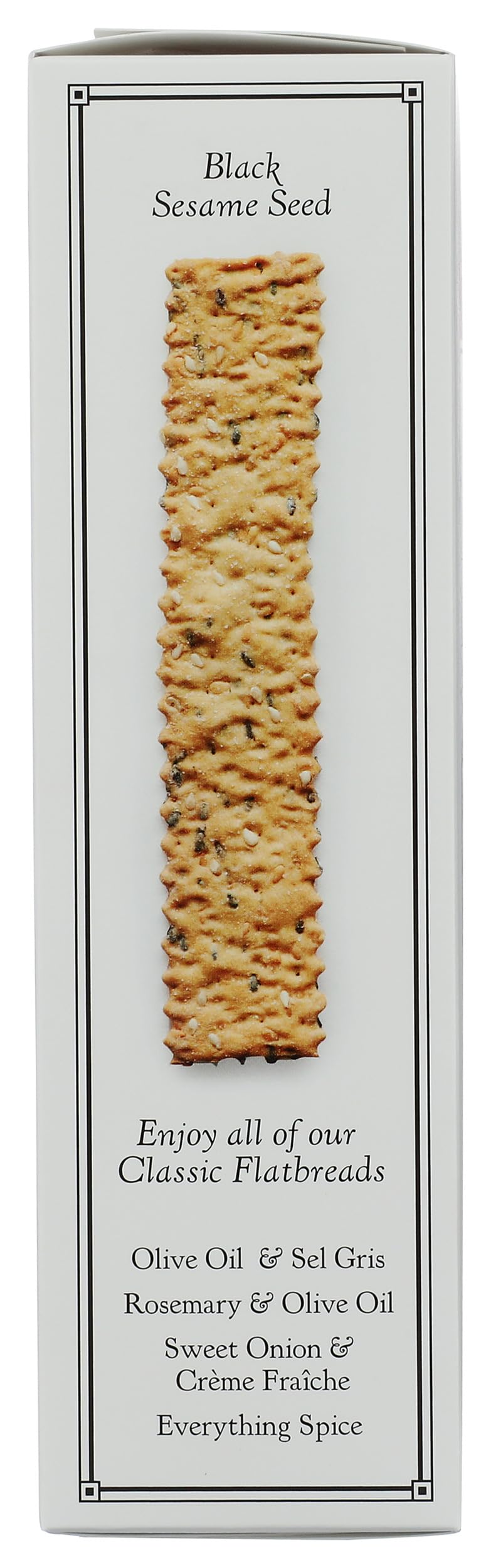 Rustic Bakery, Flatbread Black Sesame Organic, 6 Ounce