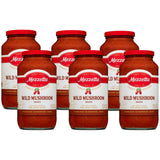 Mezzetta Marinara Sauce - Family Recipes Wild Mushroom Sauce - Classic for a Flavorful Meal - Perfect for Spaghetti & More - 25 Oz Jar - Pack of 6