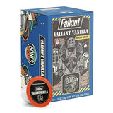 Bones Coffee Company Fallout Valiant Vanilla, Vanilla Wafer Flavored Coffee Pods, Low Acid Medium Roast Single-Serve Bones Cups, Compatible with 1.0
