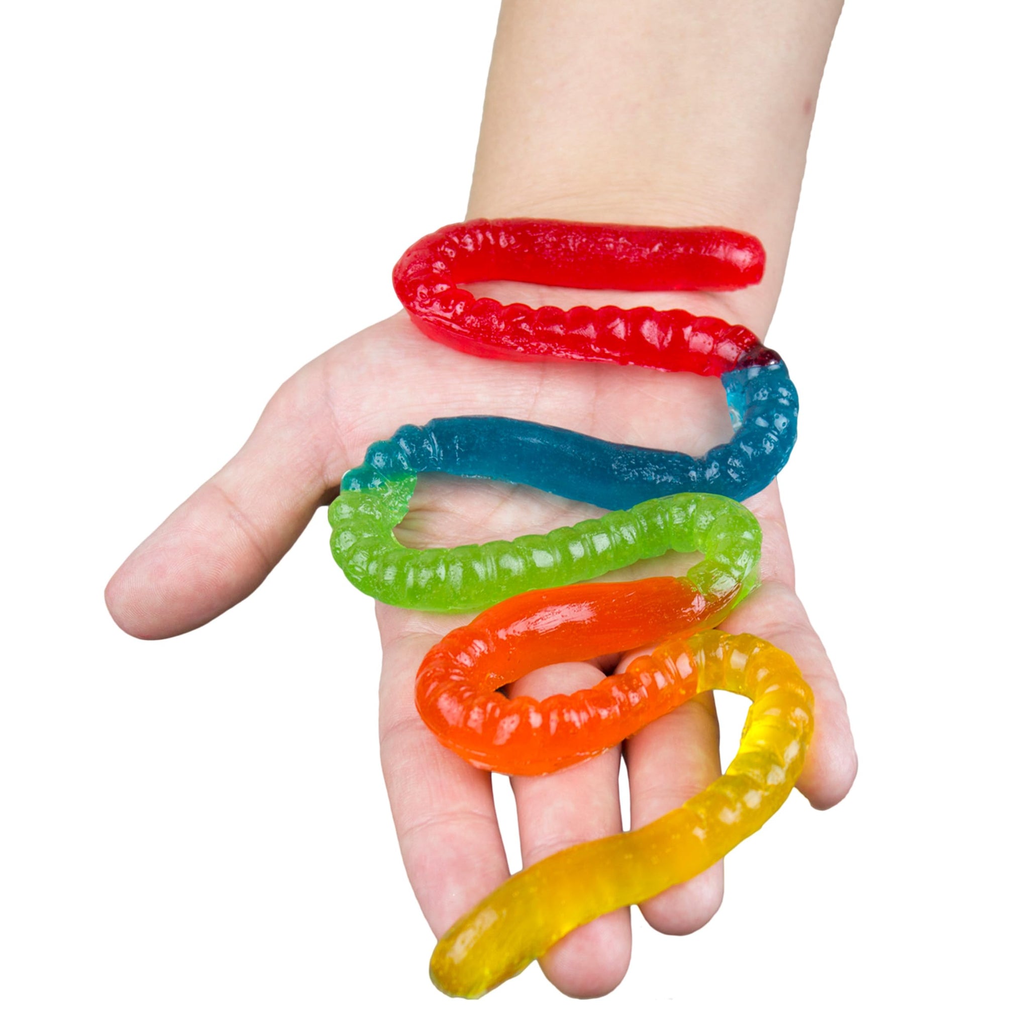 Gummy Super Worm - 2 Feet of Flavor, 3-Pack, Original & Sour Options from GGB Candies (Original, 3 Pack)