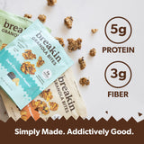 Breakin Snacks Granola Bites Variety Pack | Coffee Hazelnut, Dark Chocolate, Coconut Almond | Soft Baked | Gluten Free Snack with Organic Oats