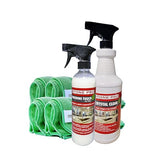 Stone Pro Marble and Granite Cleaning Kit - Premium Cleaning & Polishing Solution with Crystal Clean, Finishing Touch, & Cleanning Towels