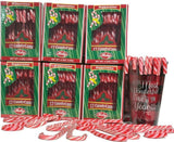 Holiday Candy Canes | (72 Individually Wrapped Peppermint Candy Canes (6 Boxes))
