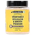 Urban Platter Vegetable Bouillon & Broth Powder | 7.05 Oz (200g) | Vegetable Stock to Your Favorite Soups, Stews, Sauces & Risottos | Gourmet Broth