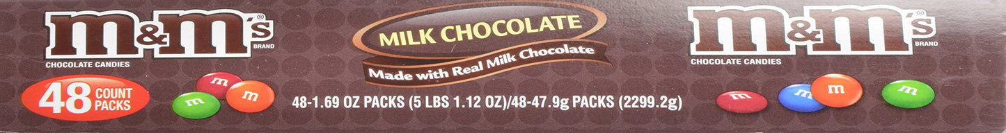 Mars M&M'S Milk Chocolate Candy, 1.69 Ounce