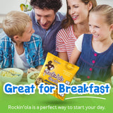 Rockin'Ola Protein Granola Clusters, Quick Breakfast Snack, Allergen Free, No Artificial Flavors, Colors or Preservatives, On-The-Go Healthy Snack