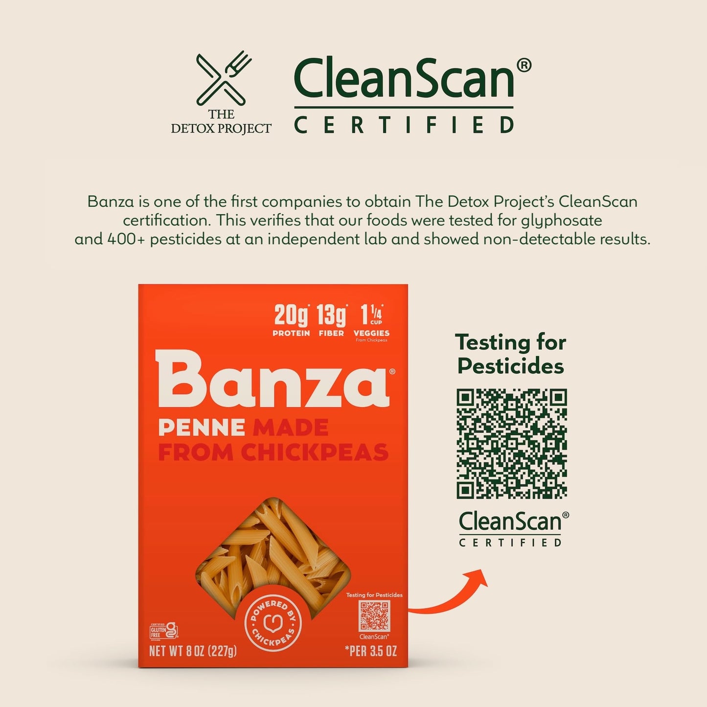 Banza Pasta Brown Rice Elbows, 10 oz