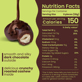 Nutic Dark Chocolate Covered Cashews - 1 Lb, Irresistibly Rich Dark Chocolate Coating, Perfect Holiday Treats & Snacks, Made in the USA - (Pack of 1)