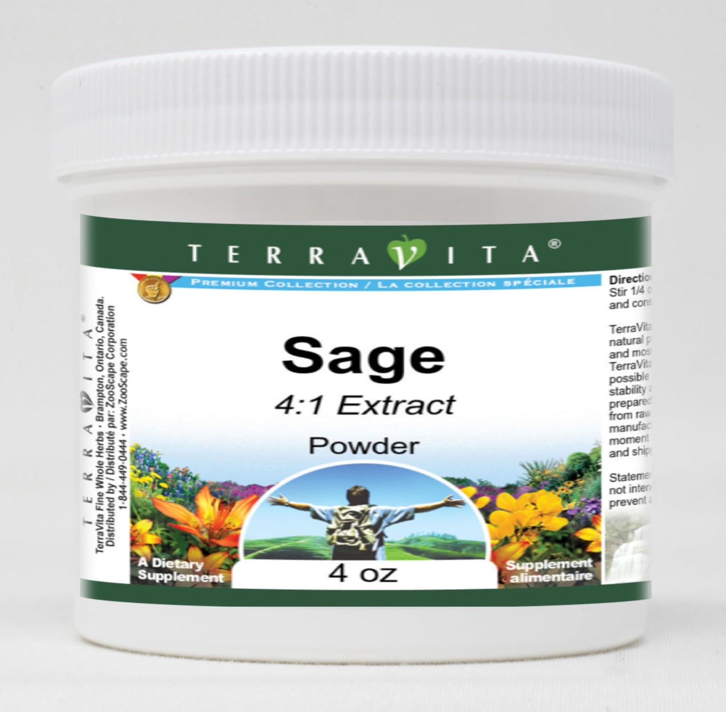 Sage 4:1 Powder (4 oz, ZIN: 521332) - 3 Pack