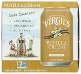 Virgils Vanilla Cream Soda 4pk, 12 FZ