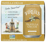 Virgils Vanilla Cream Soda 4pk, 12 FZ