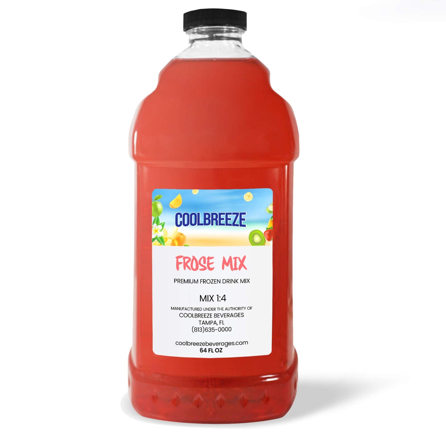 Cool Breeze Beverages Ready to Use Slush Mix (Frozen Rosé), Frose, 1/2 gal