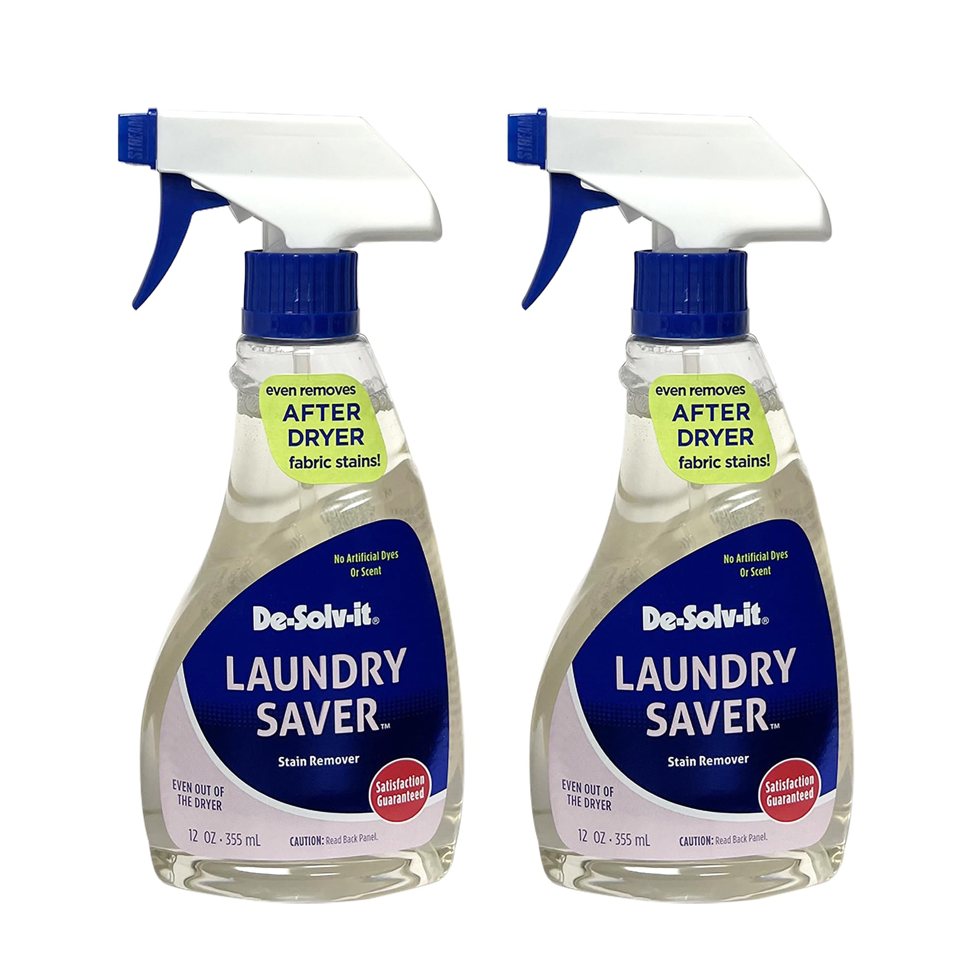 De-Solv-it Orange Sol Laundry Saver Stain Remover Spray - Spray and Wash Stain Remover for Clothes - Laundry Essentials - 12 oz (Two Pack)