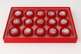 Lezzet, Handmade Rose Turkish Delight, Traditional Lokum, 15 Pieces, Premium Lokum with Real Rose Flavor with Gift Box, 9.87 oz (280gr)