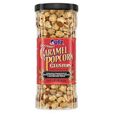Utz Gourmet Popcorn Clusters, Caramel Nut Clusters - 20 oz. Barrel - Crunchy Popcorn Snack Mix with Almonds, Cashews, and Buttery Toffee, Trans Fat