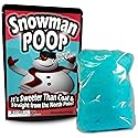 Snowman Poop Cotton Candy Silly Stocking Stuffers for Women Funny Holiday Candy Gags Snowman Novelty Christmas Gags Blue Candy Gluten-Free Sweets Gag