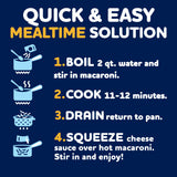 Kraft Deluxe Mac and Cheese, 1 Box, for Easy Dinner or Dinner Sides, Sauce Made with 2% Milk Cheese, No Artificial Dyes or Flavors, 14 oz