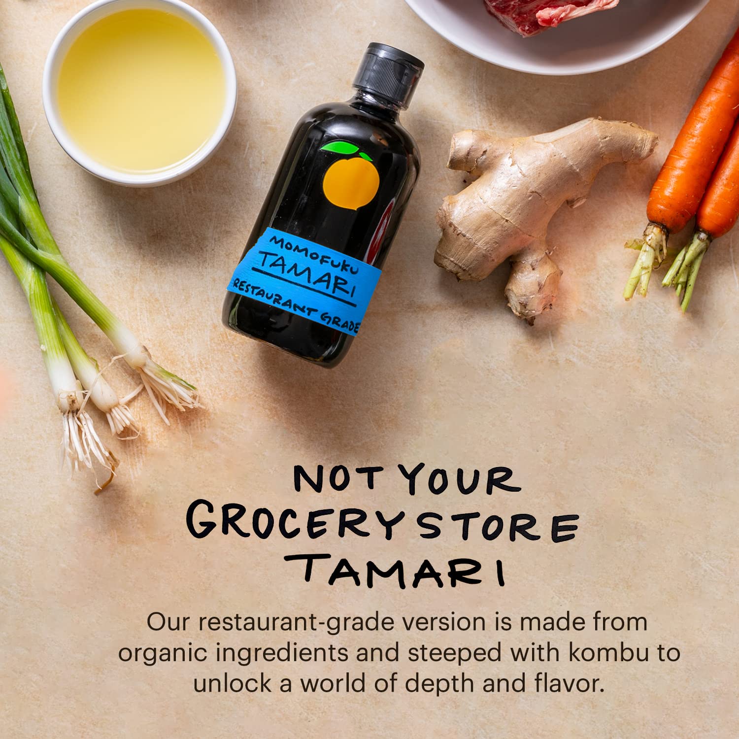 Momofuku Tamari by David Chang, (8 Ounces), No Gluten, Made from Organic Ingredients, Chef Made for Cooking & Umami, Steeped with Kombu…