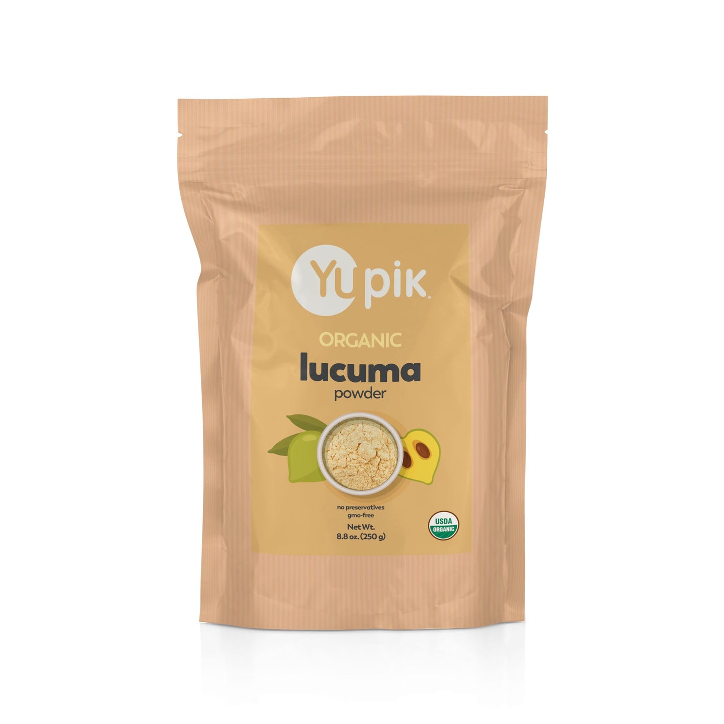 Yupik Organic Lucuma Powder, 8.8 oz, USDA Certified, Gluten-Free, Vegan, Kosher, Non-GMO, Nutritious Superfood & Natural Sweetener with Maple Flavor