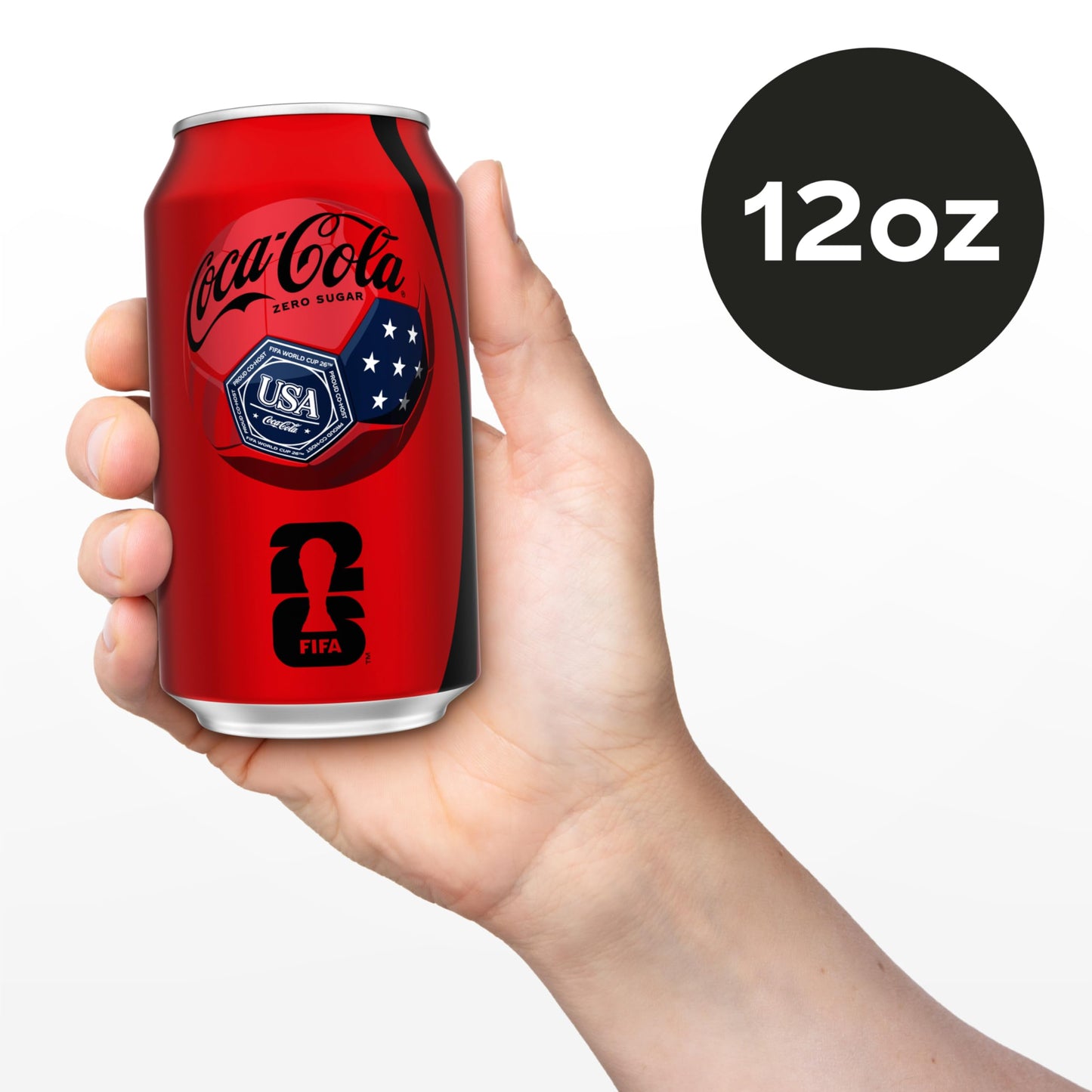 Coca-Cola Zero Sugar Soda, 12 fl oz Cans, 12 Pack - Classic Cola Soft Drink Fridge Pack
