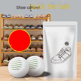 6-pack shoe and sock deodorizing ball with long-lasting jasmine fragrance, suitable for shoes, shoe cabinets, and sports shoes to remove odors