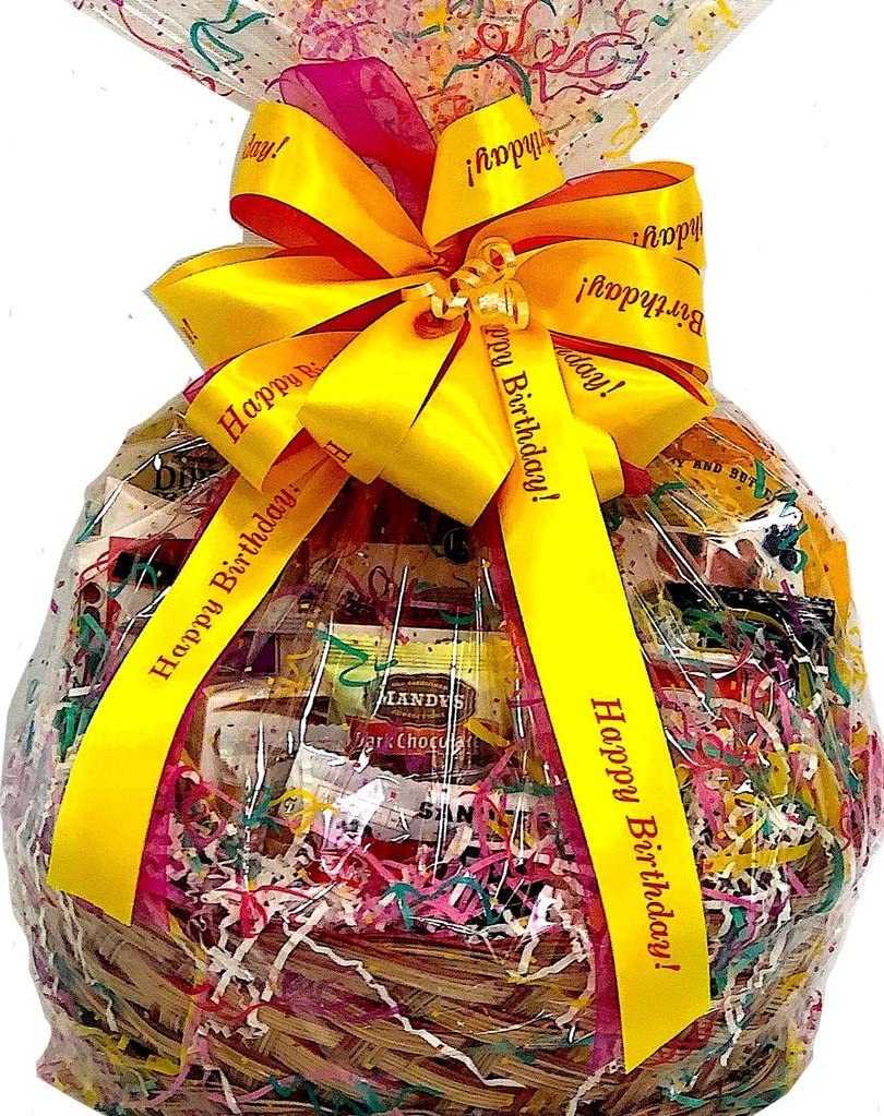 Hand-Crafted 14 Piece customizable chocolate gift basket of gourmet chocolates, cookies, and crunches. Tasty treats selected for businesses, clients