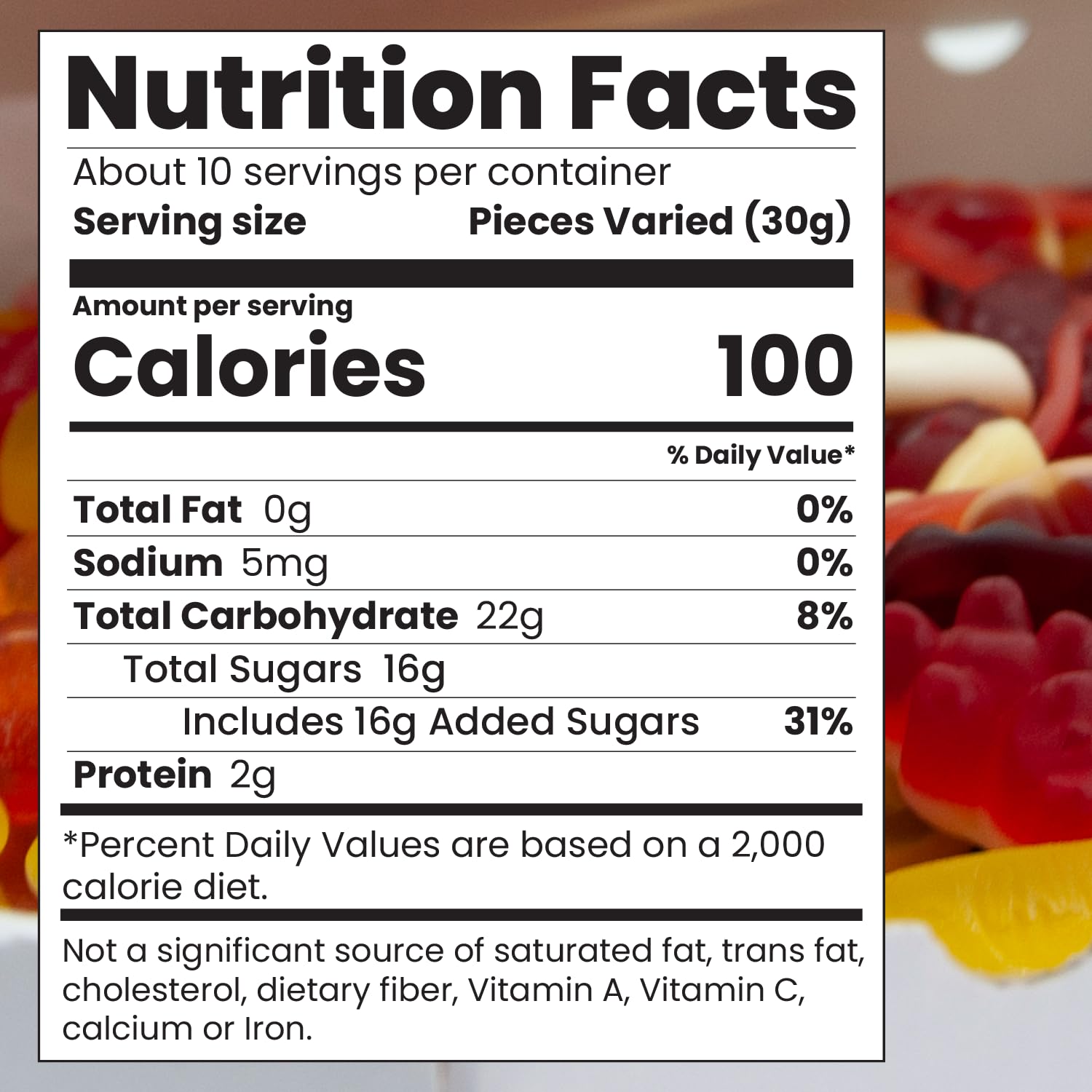 Raindrops Gummy Candy Large Pizza, Sweet Food Looks Just Like, Fun Edible & Unique Gifts, 10.58 oz