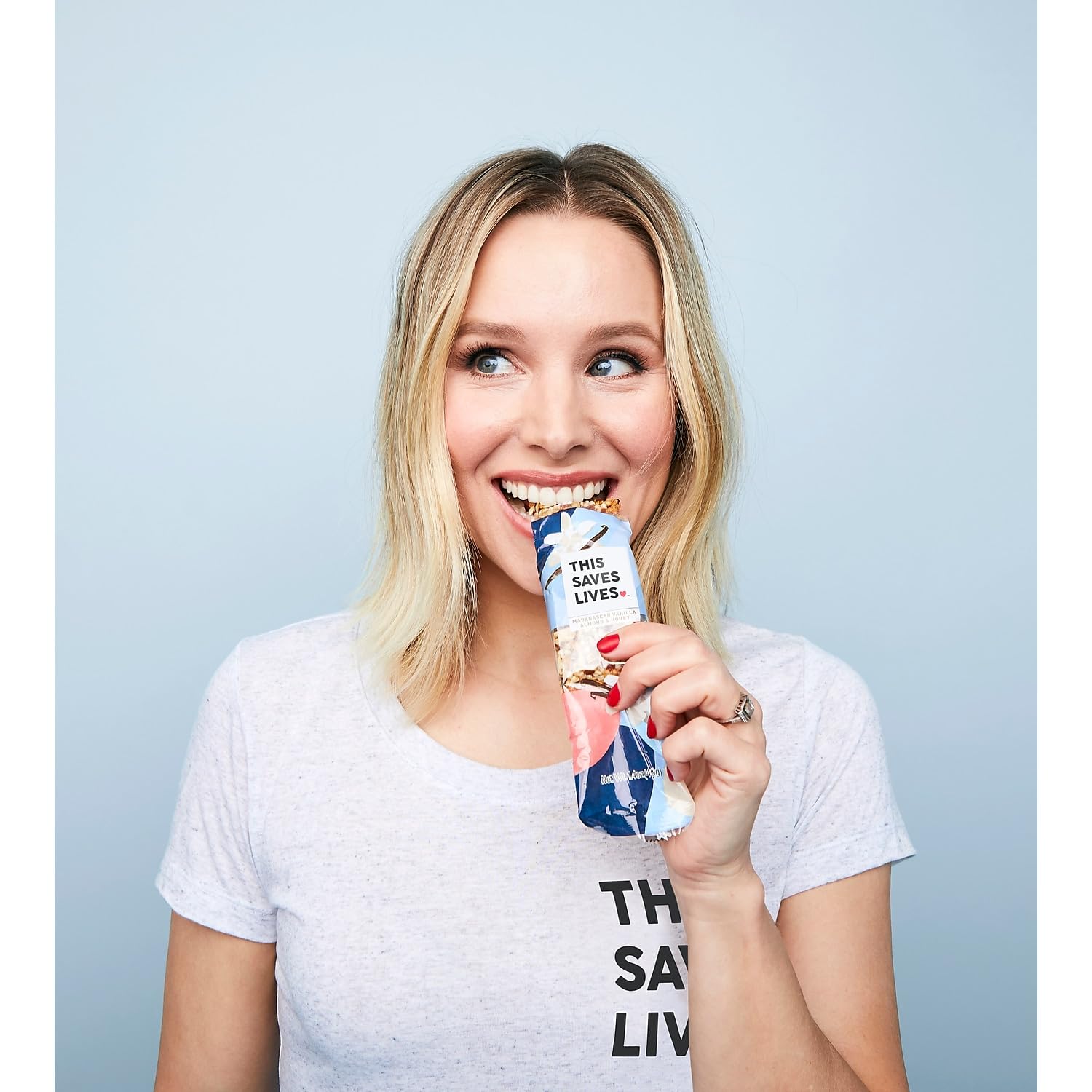 This Saves Lives Gluten-Free Snack Bars, Helping to End Child Hunger, Individually Wrapped Healthy Snack Bars, Non-GMO, Dark Chocolate Peanut Butter