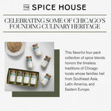 The Spice House - Back of the Yards Collection - 4 Count - ½ Cup Each - Sealed Display Jars - All-Purpose Seasonings, Spice Blends, Rubs - Ideal