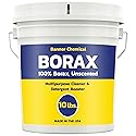 Banner Chemical Raw Borax (10 lbs) - 100% Pure, Unscented, Multi-Purpose Cleaner & Detergent Booster - Natural Household Cleaner and Stain Remover
